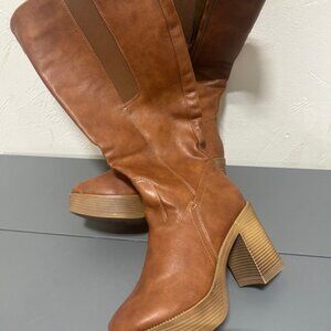 Yoki Fashion Platform Dress Boots